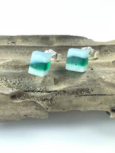 Load image into Gallery viewer, Fused Glass Studs