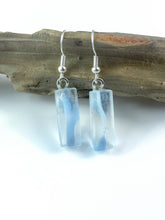 Load image into Gallery viewer, Fused Glass Dangly earrings