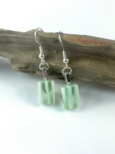 Fused Glass Dangly earrings