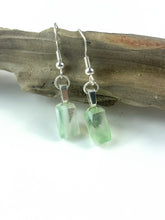 Load image into Gallery viewer, Fused Glass Dangly earrings