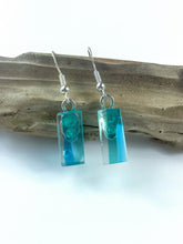 Load image into Gallery viewer, Fused Glass Dangly earrings