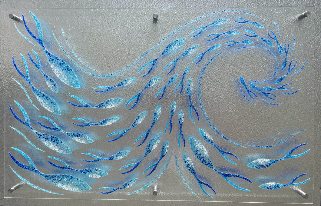Super Turquoise Wave Fish Shoal - SALE